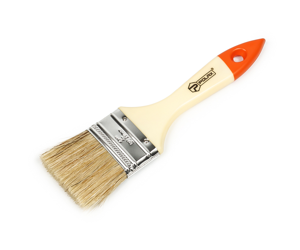 Пензель "Стандарт" 2"/50мм, пластикова ручка, змішан ворс, Polax